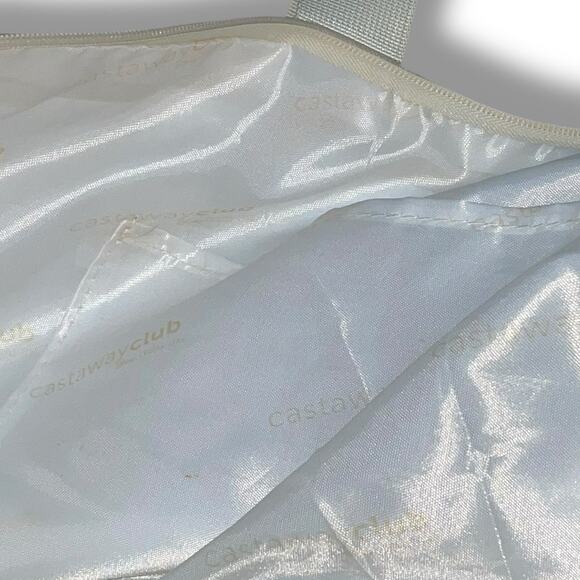 Disney Cruise Line Castaway Club Tote Bag Time To Cruise Full Zip Pocket Mickey - Picture 9 of 11